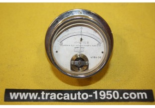 ENSEMBLE AMPEREMETRE/VOLTMETRE SOURIAU Ø 75mm...AUTOS CAMIONS AVANT GUERRE