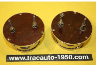 ENSEMBLE AMPEREMETRE/VOLTMETRE SOURIAU Ø 75mm...AUTOS CAMIONS AVANT GUERRE