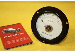 MAMO VOLTMETRE FERRIX Ø 72mm...AUTOS CAMIONS AVANT GUERRE