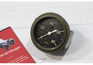 MANOMETRE DE PRESSION D'HUILE CHRYCO 1317791...DODGE WILLYS FORD HOTCHKISS ARMEE voir descriptif