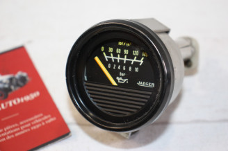 Manomètre Pression d'Huile Jaeger Oil Pressure Gauge Jaeger Öldruckmanometer  – Prewarautoshop