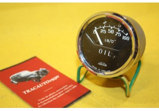 MANO DE PRESSION D'HUILE JAEGER MECANIQUE 100 lb/o"...AUSTIN MINI TRIUMPH  MG MORRIS