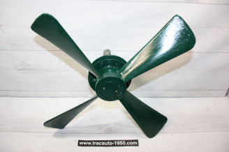 HELICE DE VENTILATEUR 4 PALES AVEC POULIE...FIAT 509 511 513 ???