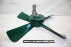 HELICE DE VENTILATEUR 4 PALES AVEC POULIE...FIAT 509 511 513  ???