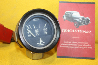 MANO DE TEMPERATURE D'EAU VEGLIA 12V 120 C°...R8 S R8 GORDINI SIMCA RALLYE voir descriptif