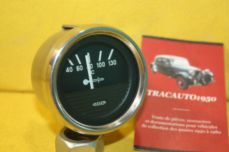 MANO DE TEMPERATURE D'EAU JAEGER 24V 130 C°...CAMIONS TRACTEURS ARMEE