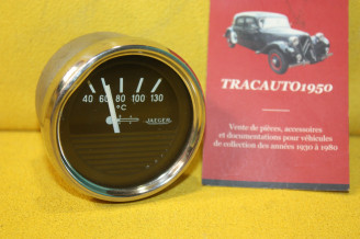 MANO DE TEMPERATURE D'EAU JAEGER 24V 130 C°...CAMIONS TRACTEURS ARMEE