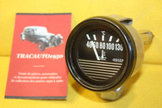 MANO DE TEMPERATURE D'EAU JAEGER 12V 130 C°...R8 S R8 GORDINI SIMCA RALLYE voir descriptif