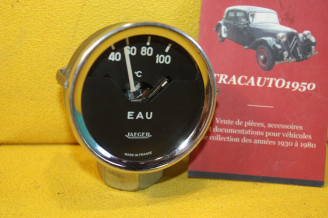 MANO DE TEMPERATURE D'EAU JAEGER 12V 100 C°...AUTOS TRACTEURS ANCIENS