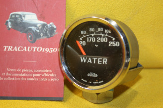 MANO DE TEMPERATURE D'EAU JAEGER 12V 100 C°...AUSTIN MINI TRIUMPH SPITFIRE