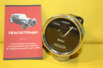 MANO DE TEMPERATURE D'EAU JAEGER 6V...AUTOS ANCIENNES COLLECTION