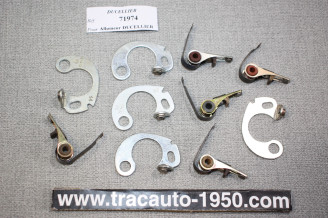 5 JEUX DE RUPTEURS 71974 POUR ALLUMEURS DUCELLIER...RENAULT R4 4L R5 R6