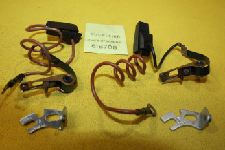 2 JEUX DE RUPTEURS 618708 POUR ALLUMEURS DUCELLIER...PEUGEOT 204 304 305