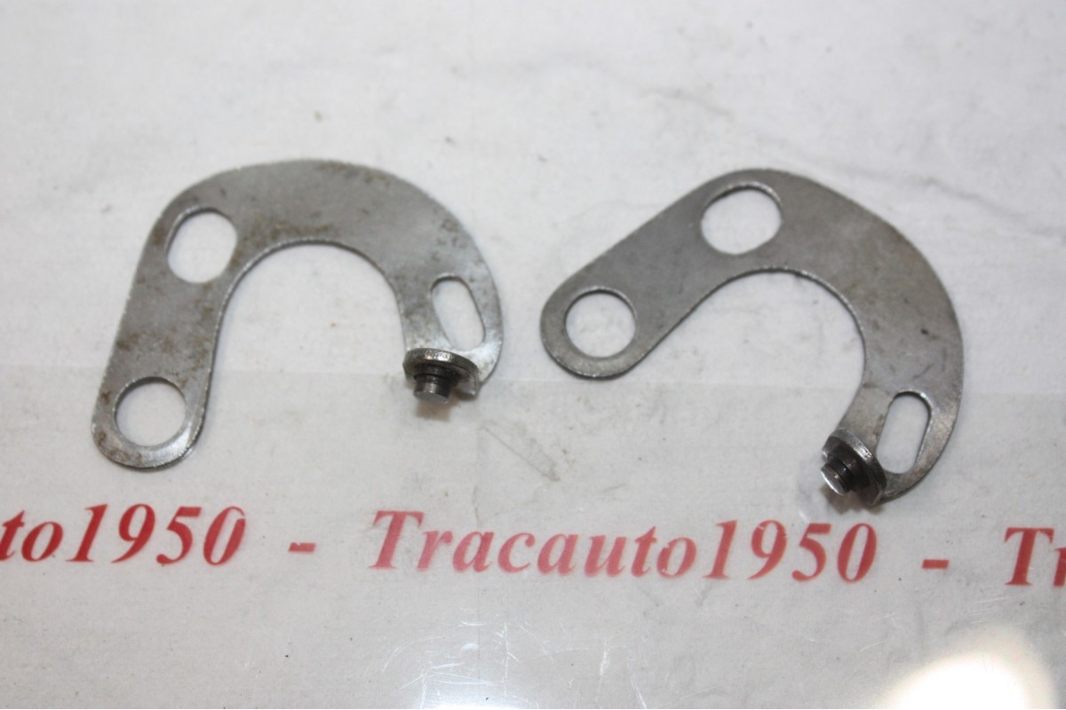 LOT DE 2 SUPPORTS DE RUPTEURS POUR ALLUMEURS DELCO-REMY...AUTOS ANC...