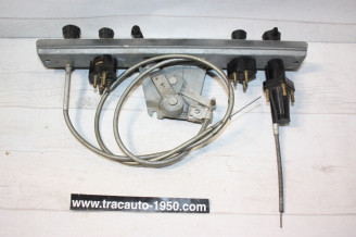 COMBINE TIRETTES DE COMMANDE ET VENTILATION DE TABLEAU DE BORD...SIMCA TALBOT 1300 1500