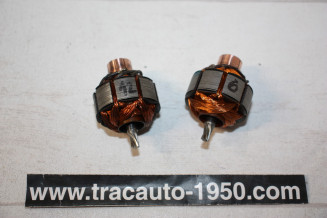 LOT DE 2 INDUITS DE MOTEUR D'ESSUIE GLACE SEV MARCHAL 6/12V...AUTOS ANCIENNES DIVERS