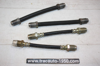 LOT DE 4 FLEXIBLES DE FREINS ARRIERES LOCKHEED/STOP...CITROEN 2CV TRACTION ??