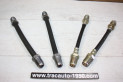 LOT DE 4 FLEXIBLES DE FREINS ARRIERES LOCKHEED/STOP...CITROEN 2CV TRACTION ??