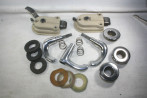 LOT DE POIGNEES ET SERRURES DE PORTES AV/AR...CITROEN 2CV AZ AZL - ...