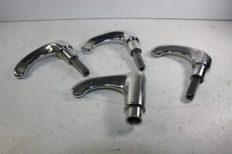 JEU DE POIGNEES EXTERIEURES DE PORTES AV/AR...CITROEN 2CV AZ AZL AV...