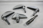 JEU DE 4 POIGNEES DE PORTE EXTERIEURE AV/AR...CITROEN 2CV  AZL AZAM...