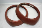 PAIRE DE CERCLAGES DE PHARE SEV MARCHAL 61920703 D/185mm...PEUGEOT 404 ts types