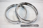 PAIRE DE CERCLAGE DE PHARE SEV MARCHAL 104910 Ø 185mm...SIMCA TALBOT 1300 1500