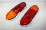 PAIRE DE CABOCHONS DE FEUX AR D/G SEIMA 616..PEUGEOT 204 BERLINE 1965/67
