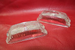 PAIRE DE CABOCHONS EN VERRE AV D/G PK 3016...SIMCA TALBOT 1000 av 1...