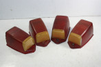 LOT DE 4 CABOCHONS DE FEUX D' AILE AR SEIMA 413...POUR 2CV AZ AZA ...