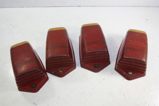 LOT DE 4 CABOCHONS DE FEUX D' AILE AR SEIMA 413...POUR 2CV AZ AZA ...