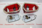 PAIRE DE FEUX DE CUSTODE D/G SEIMA 413 ROUGE...CITROEN 2CV AZ HY - ...