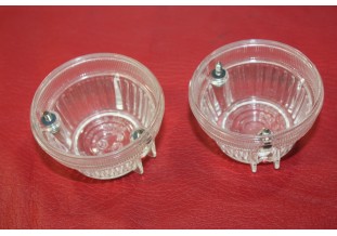 PAIRE DE CABOCHONS AV D/G PK LMP 6727...RENAULT DAUPHINE R4 - Traca...