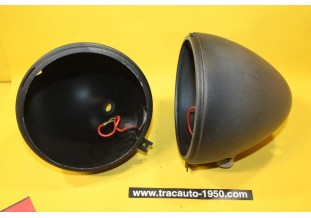 PAIRE DE CUVELAGES DE PHARES MARCHAL ABTP 490 Ø 150mm...CITROEN 2CV AZ HY
