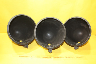 LOT DE 3 CUVELAGES DE PHARES CIBIE Ø 200mm...CITROEN TRACTION JAVAQUATRE...