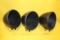 LOT DE 3 CUVELAGES DE PHARES CIBIE Ø 200mm...CITROEN TRACTION JAVAQUATRE...