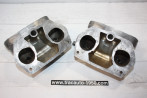 PAIRE DE PIPES D'ADMISSION pour CARBURATEURS WEBER 36 IDF...ALFASUD Ti  voir descriptif