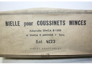 BIELLE DROITE A COUSSINET MINCE AS 4123...SIMCA 8 ARONDE voir descriptif