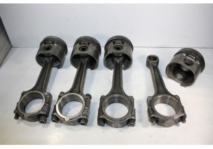 JEU DE 4 PISTONS + BIELLES mot 1070/1275cm3...AUSTIN MINI 1960-1995 voir descriptif