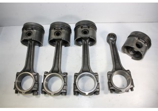 JEU DE 4 PISTONS + BIELLES mot 1070/1275cm3...AUSTIN MINI 1960-1995 voir descriptif