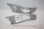 LOT DE 2 ENJOLIVEURS DROITS DE RESERVOIR...VELOMOTEURS MOTOS ANCIENNES