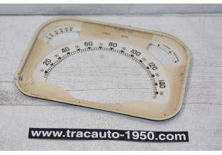 FACADE DE COMBINE BLOC COMPTEUR JAEGER 6V 150km/h...CITROEN TRACTION 11CV après 1952