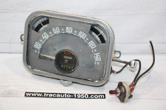COMBINE BLOC COMPTEUR JAEGER 6V 150km/h...CITROEN TRACTION 11CV après 1952