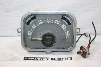 COMBINE BLOC COMPTEUR JAEGER 6V 150km/h...CITROEN TRACTION 11CV après 1952