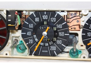 ENSEMBLE D'INSTRUMENTS DE BLOC COMPTEUR JAEGER 200 km/h 12V...CITROEN ID DS aprés 1969
