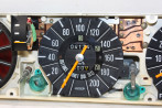ENSEMBLE D'INSTRUMENTS DE BLOC COMPTEUR JAEGER 200 km/h 12V...CITROEN ID DS aprés 1969