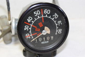 COMPTEUR DE VITESSE JAEGER 90KM/H avec MECANISME D'ESSUIE GLACE...CITROEN 2CV AZ 1954/61