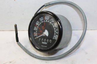 COMPTEUR DE VITESSE ROND 6V JAEGER 100km/h NEUF...CITROEN 2CV AZ 1954/61