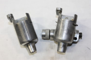 LOT DE 2 CORPS DE MECANISME D'ESSUIE-GLACE DE COMPTEUR DE VITESSE ROND...CITROEN 2CV AZ 1954/61