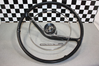 VOLANT QULLERY M576 2 BRANCHES Ø 420mm AVEC CERCLO KLAXON...PEUGEOT 404